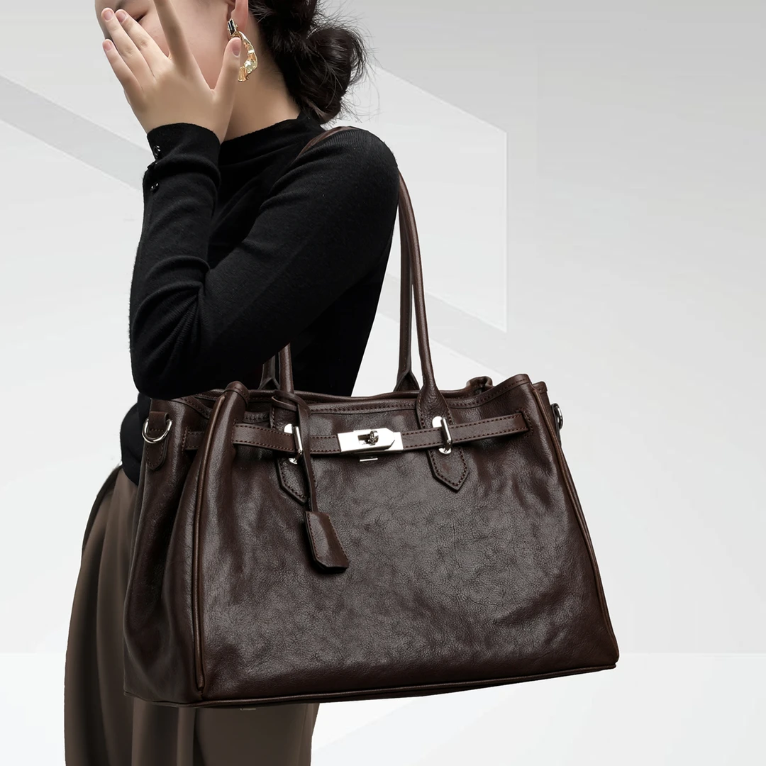 CCAMO大容量包包女款2025年流行款包包高级小众轻奢单肩通勤女包