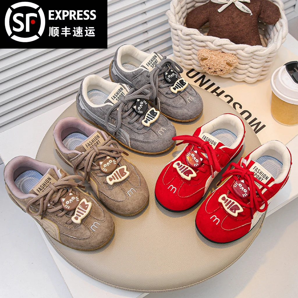 2025秋季新款防滑舒适耐磨防滑板鞋春秋运动鞋儿童秋季韩版童鞋