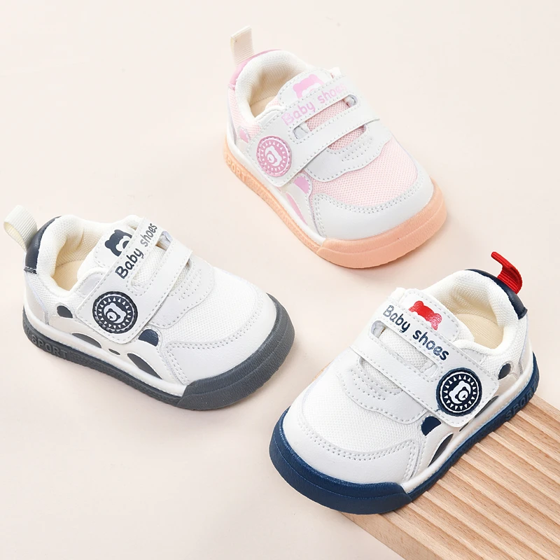 智米趣学步鞋女宝宝春季0一1-2岁婴儿鞋软底童鞋婴幼儿男女宝宝鞋