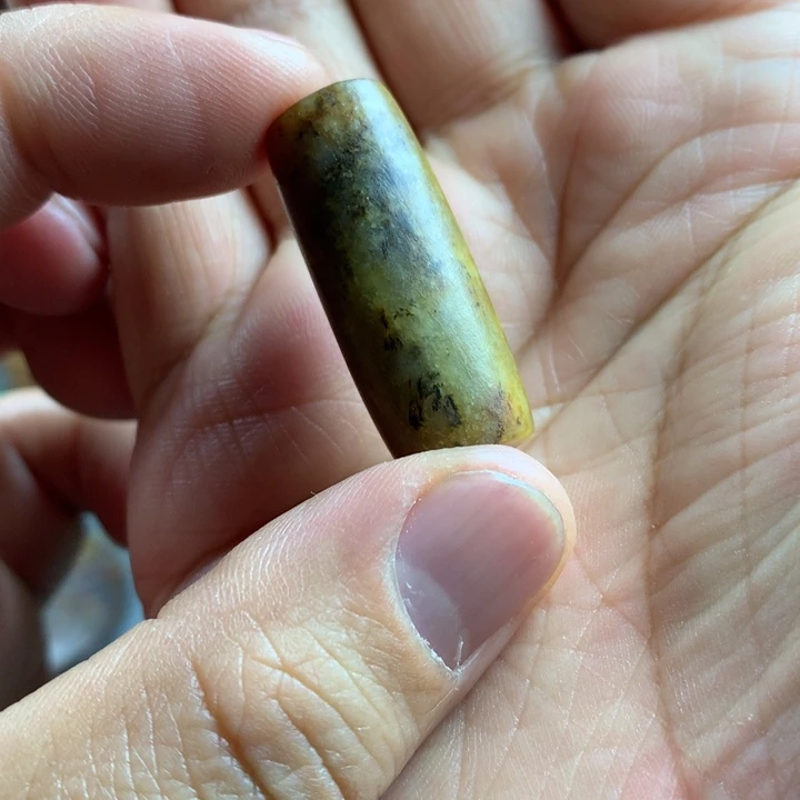 岫岩河磨玉（透闪石质玉）吊坠未镶嵌喵*