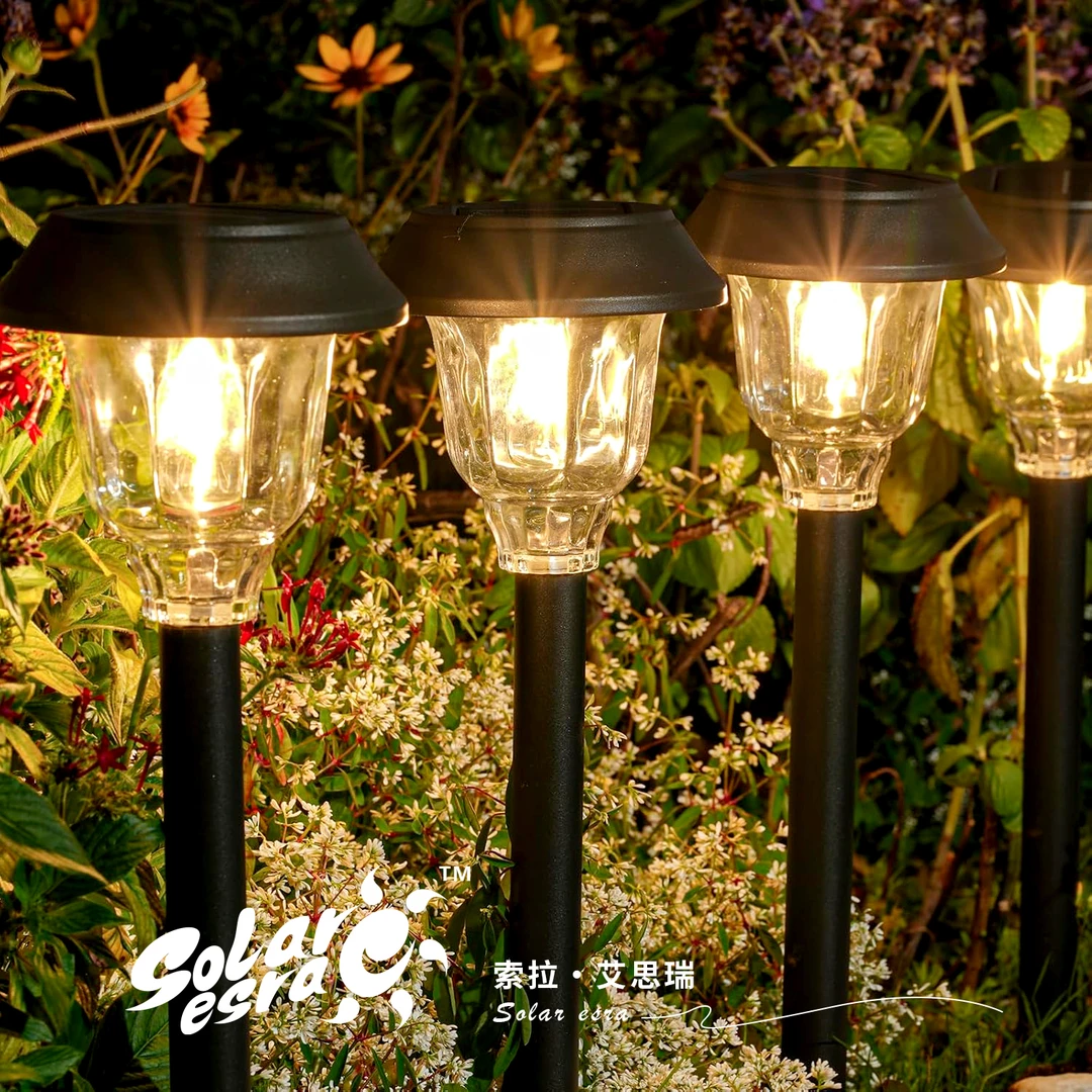 太阳能地插钨丝灯庭院户外镀漆不锈钢防水家用景观灯智能光感灯