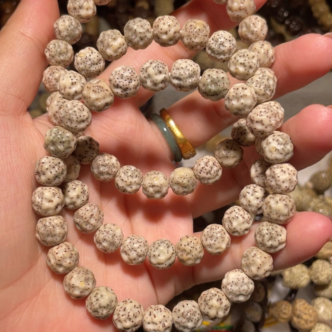 星月菩提吊坠荔枝纹单圈18手围