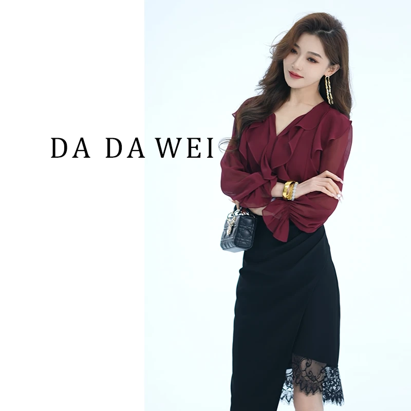 A呀大V【 】2025春夏季女装爆款时尚气质衬衫-3E385