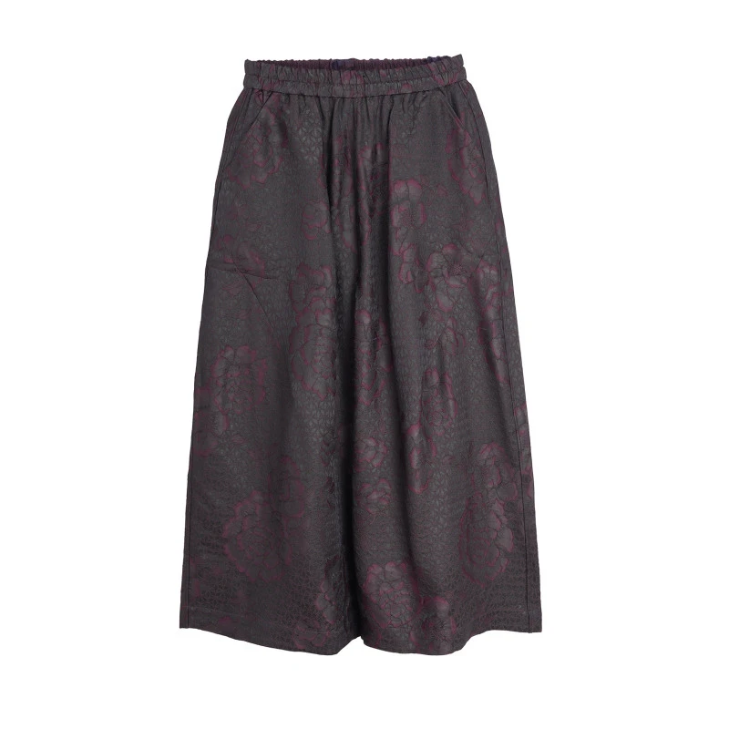 [忆秋]FY9100205香云纱国风阔腿裤