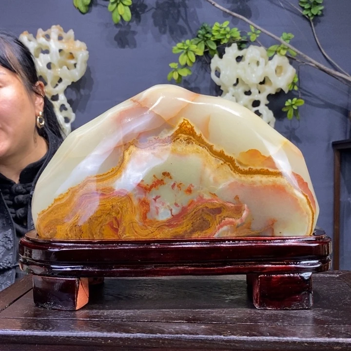 石材精品古青石摆件