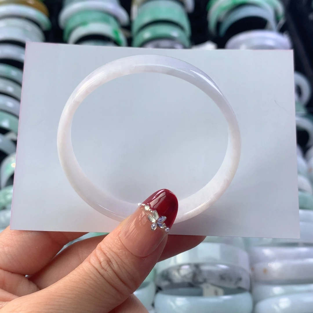 翡翠手镯未镶嵌公主手镯51+