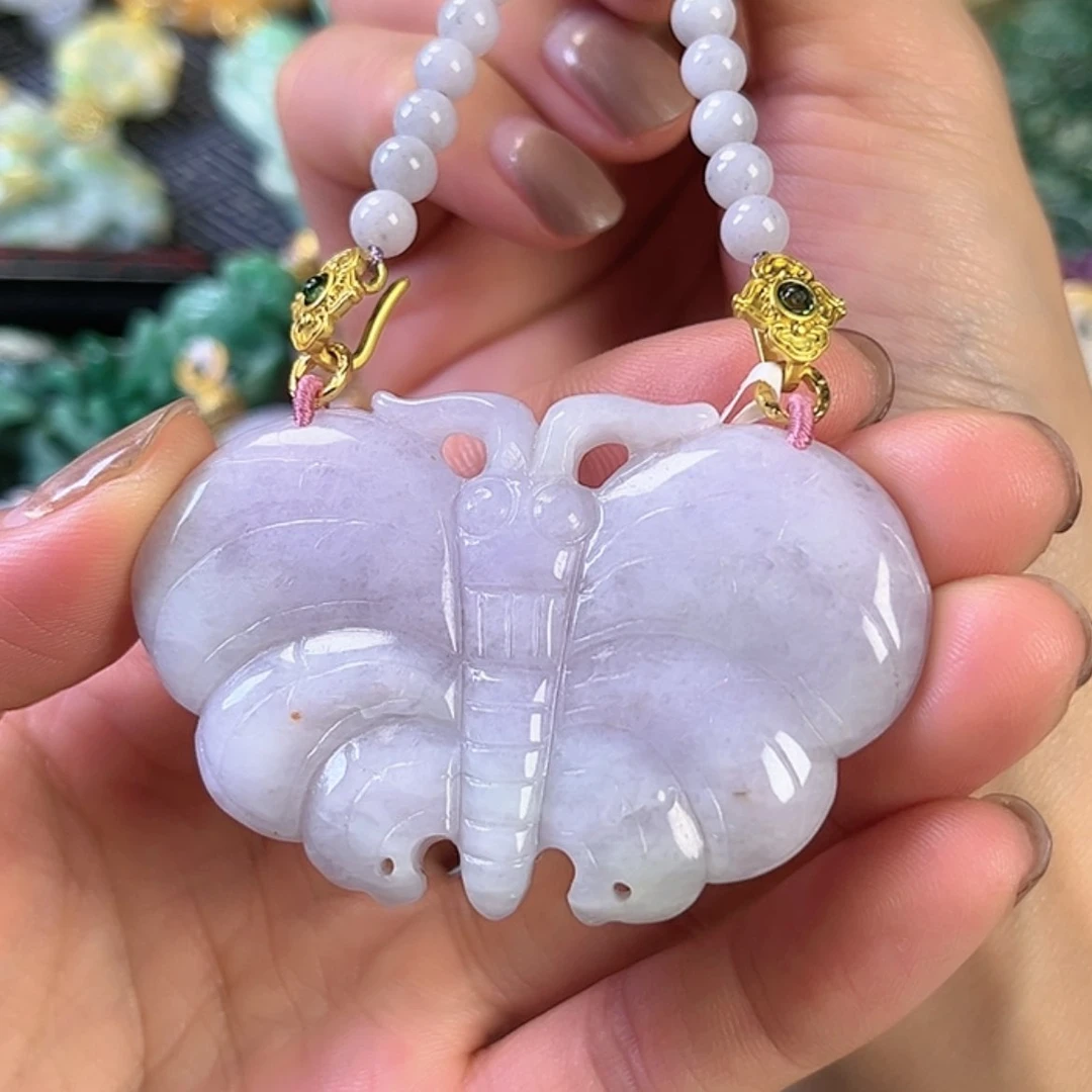 【闪购商品】翡翠颈饰未镶嵌挂件