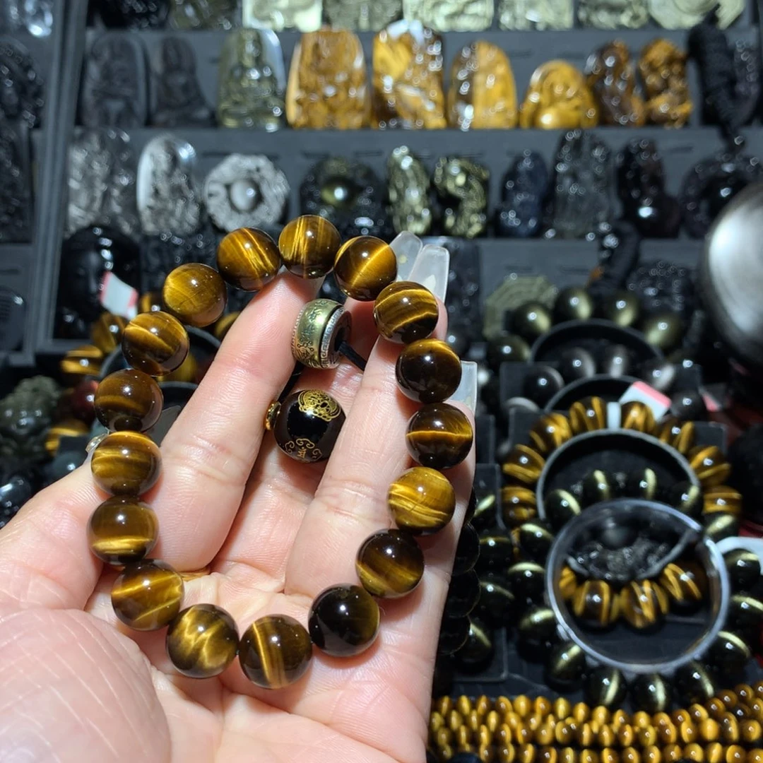 未镶嵌手链木变石（虎睛石）石****荣