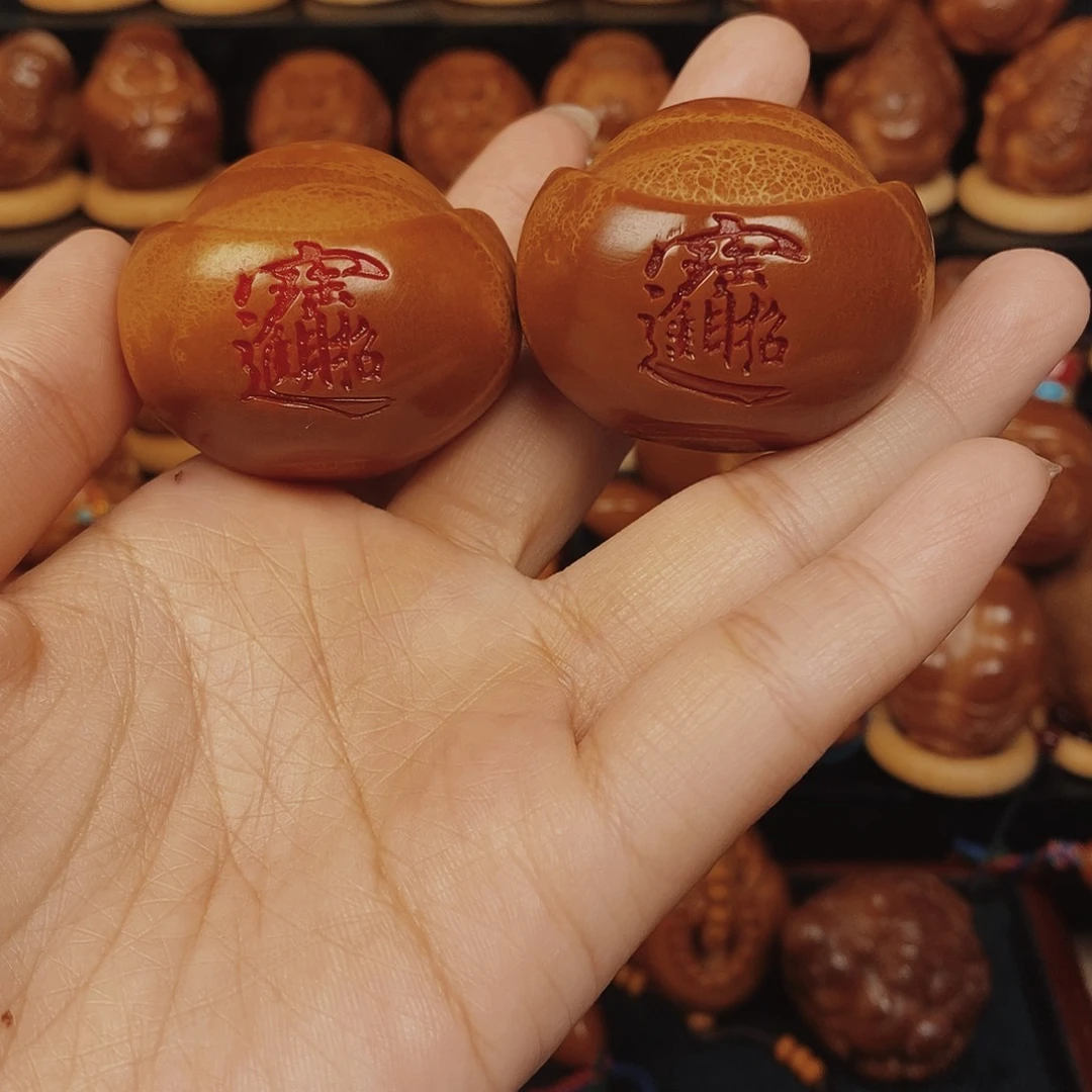 橄榄核手串/手链元宝一对0099