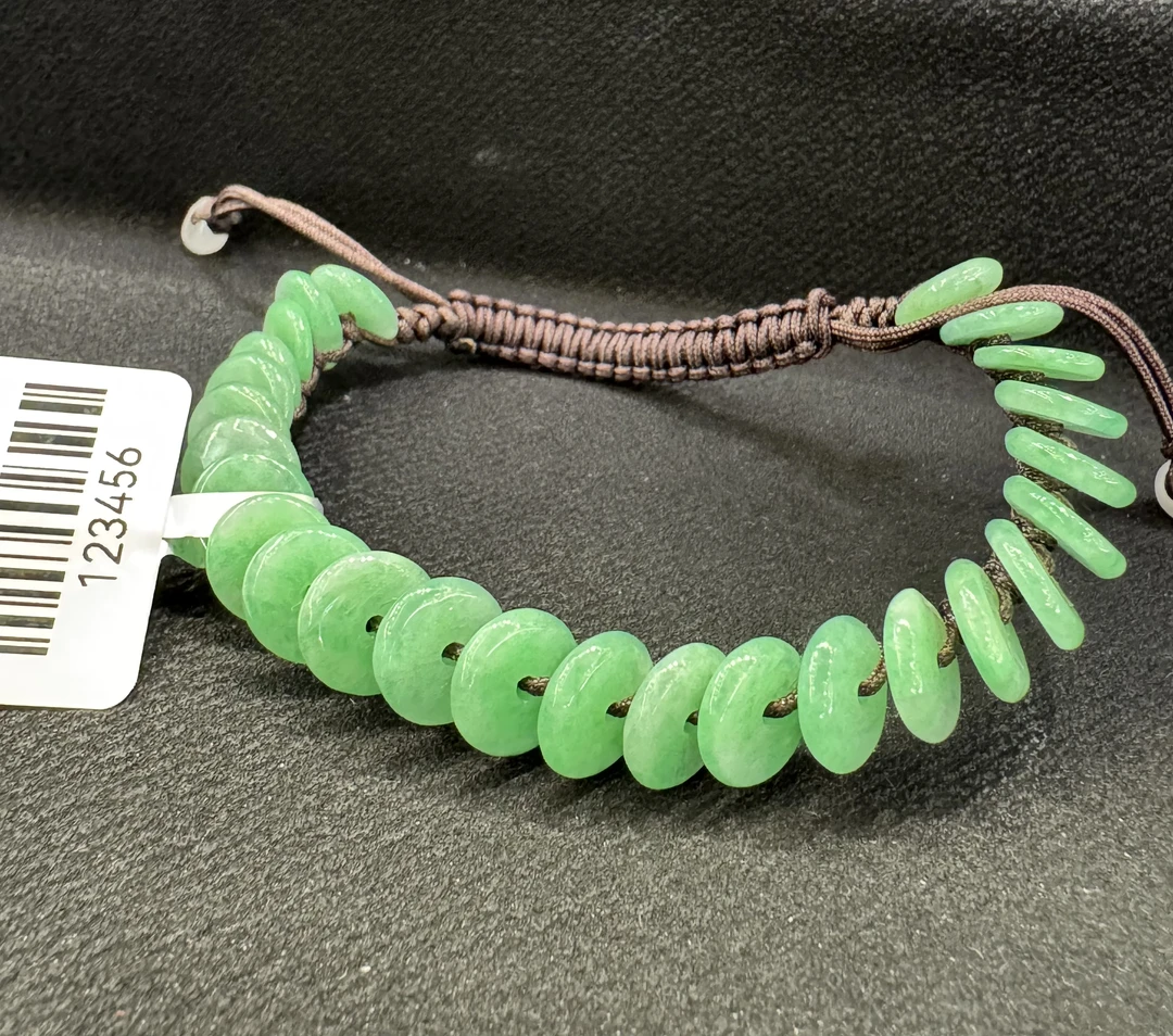 玉迷你小平安扣手串