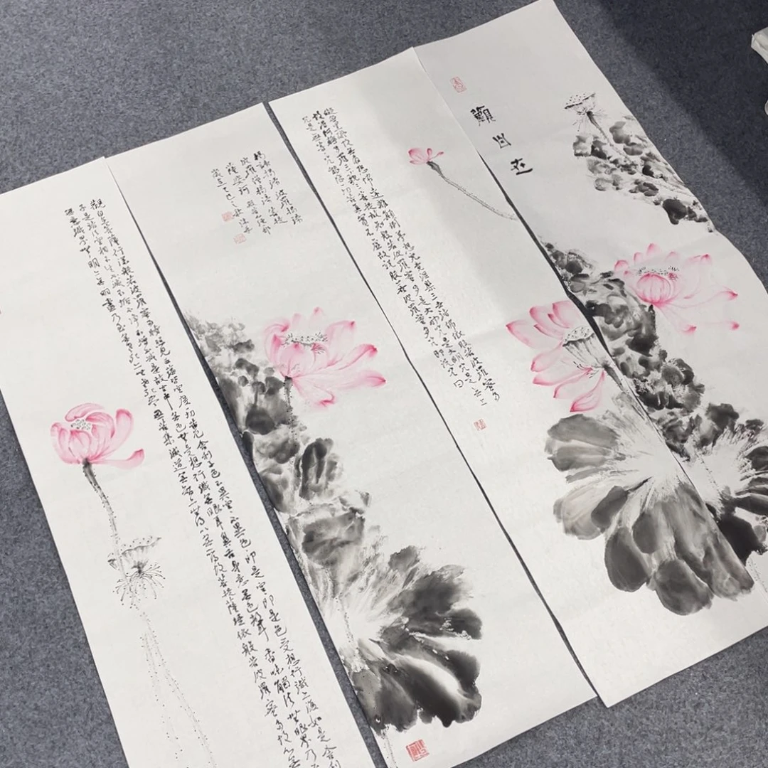 国画手绘国画欣赏一下