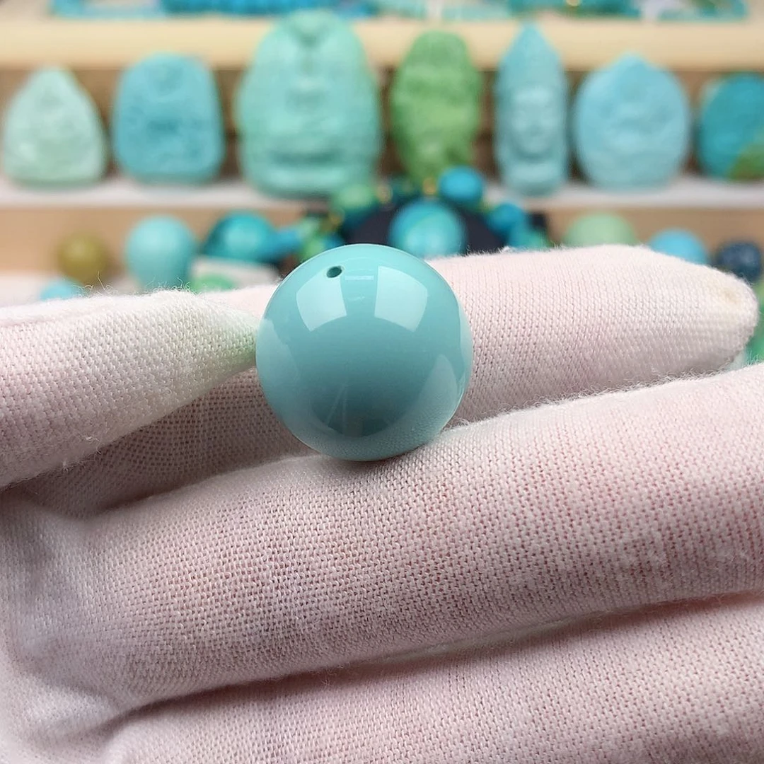 l***c未镶嵌绿松石珠宝奇石