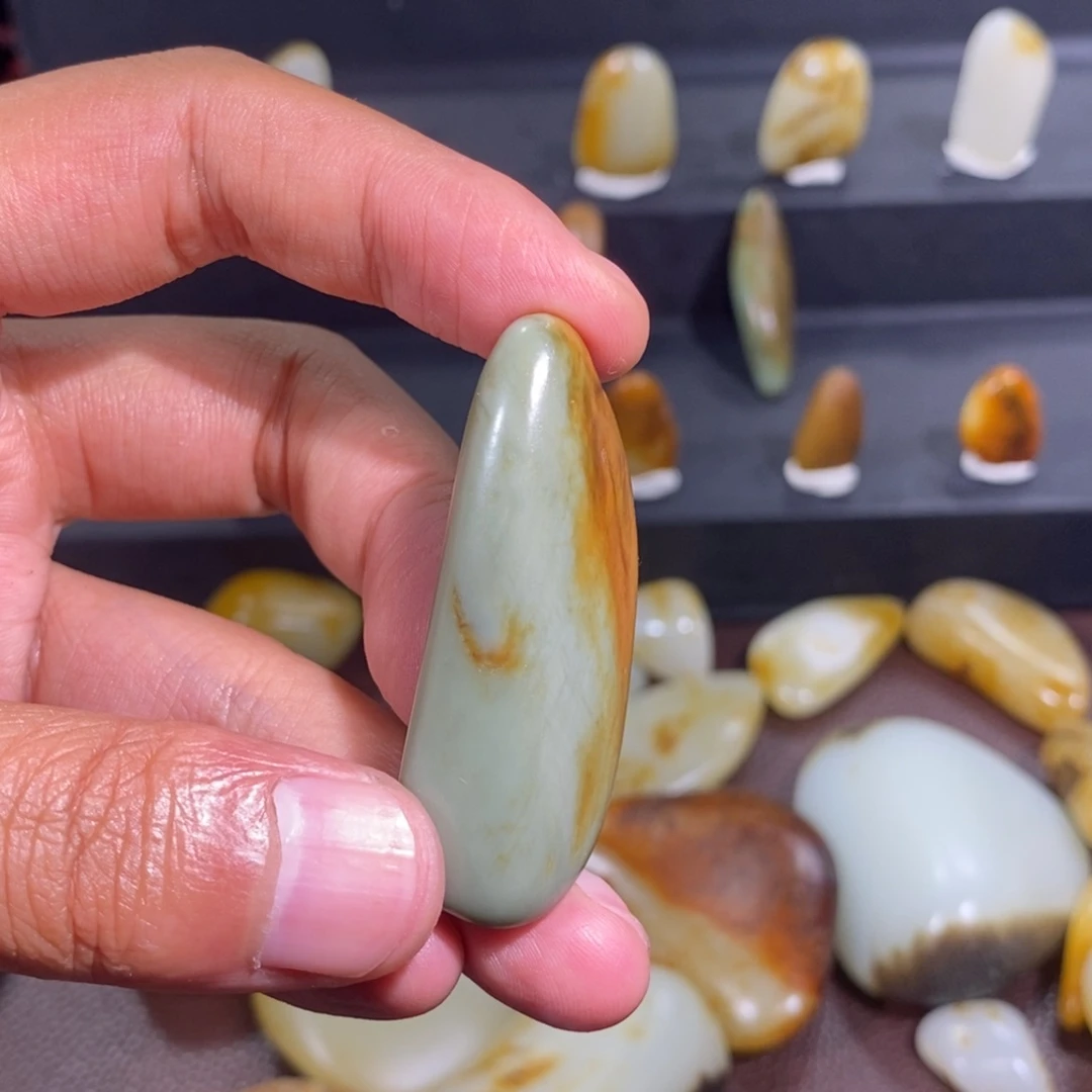 和田玉未镶嵌挂件王**2