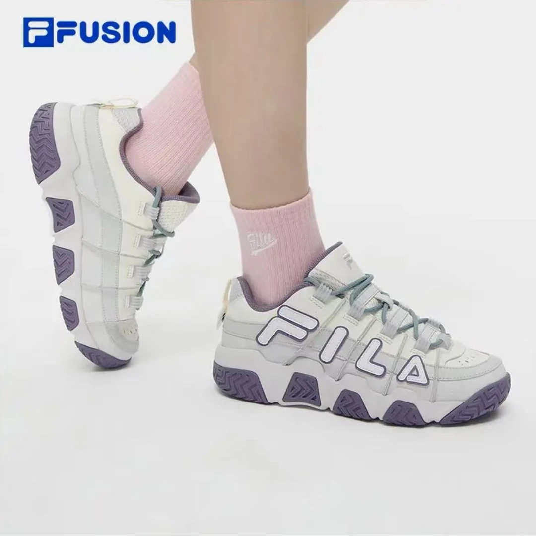 FILA斐乐【潮牌面包鞋】厚底增高运动鞋女复古老爹鞋T12W343201F