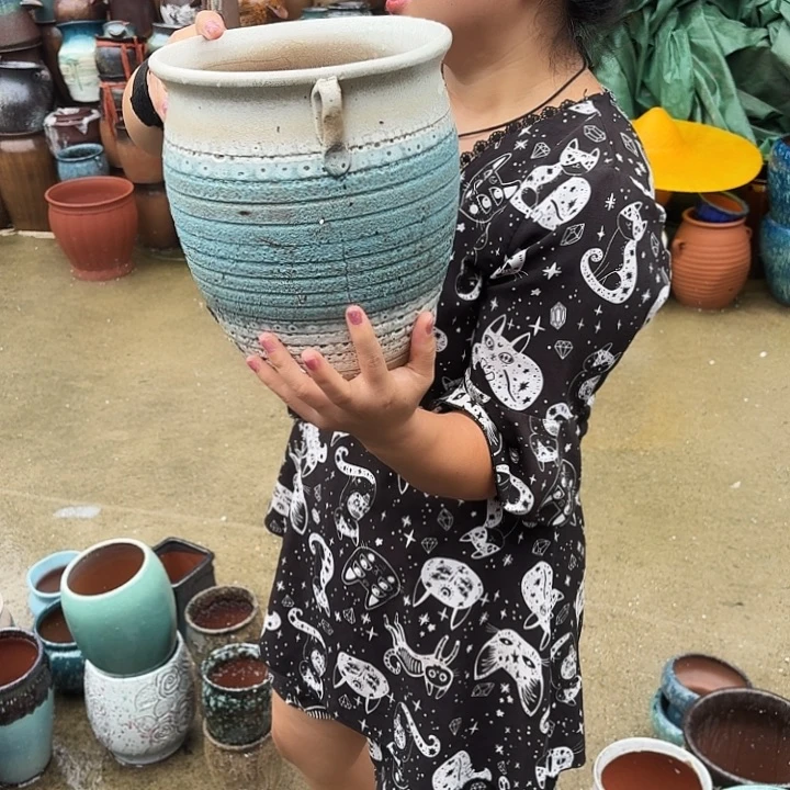 口20高24瑕疵一个盆子。