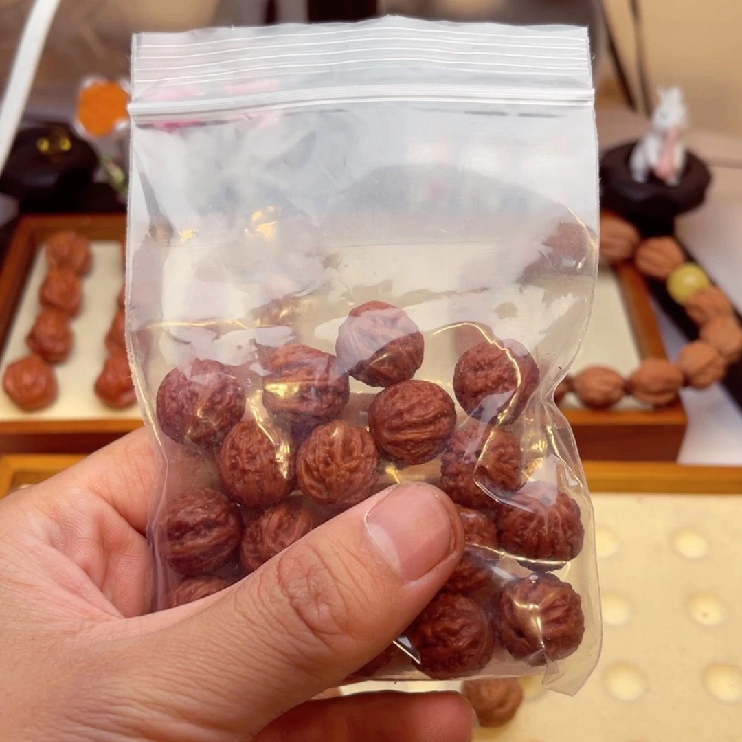 文玩核桃手串豹京八棱