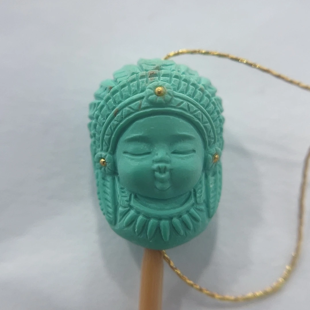 未镶嵌绿松石珠宝奇石