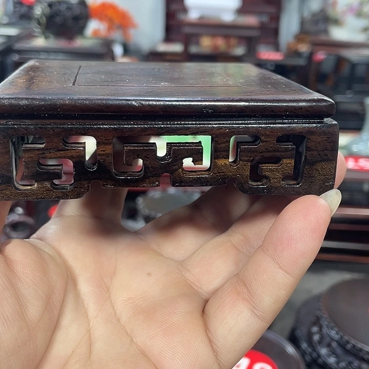 香榧木红木底座工艺品