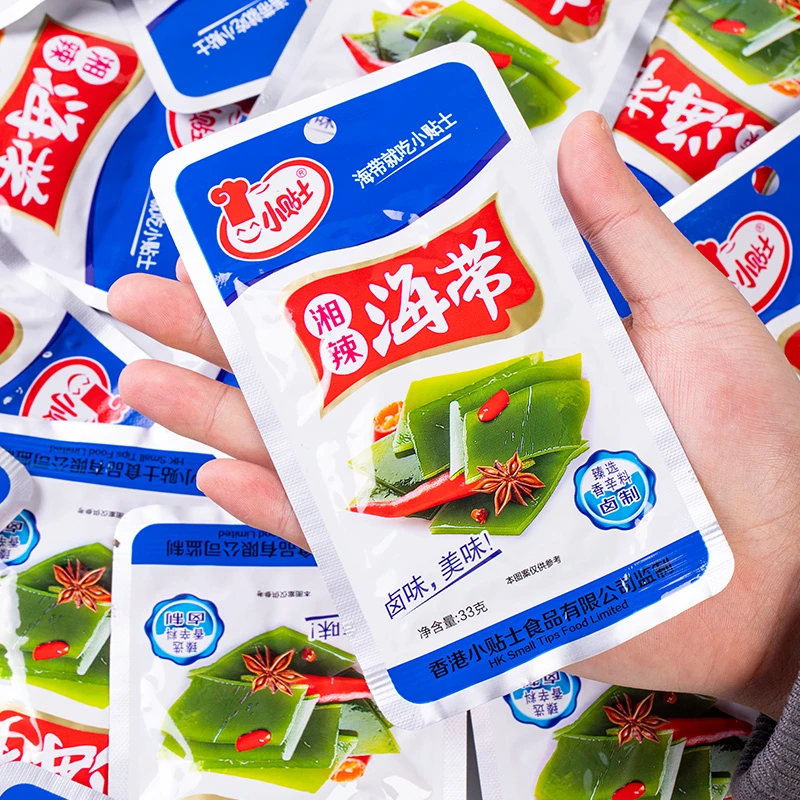 小贴士湘辣海带片小包即食卤味下饭菜香辣味湖南特产海味解馋零食