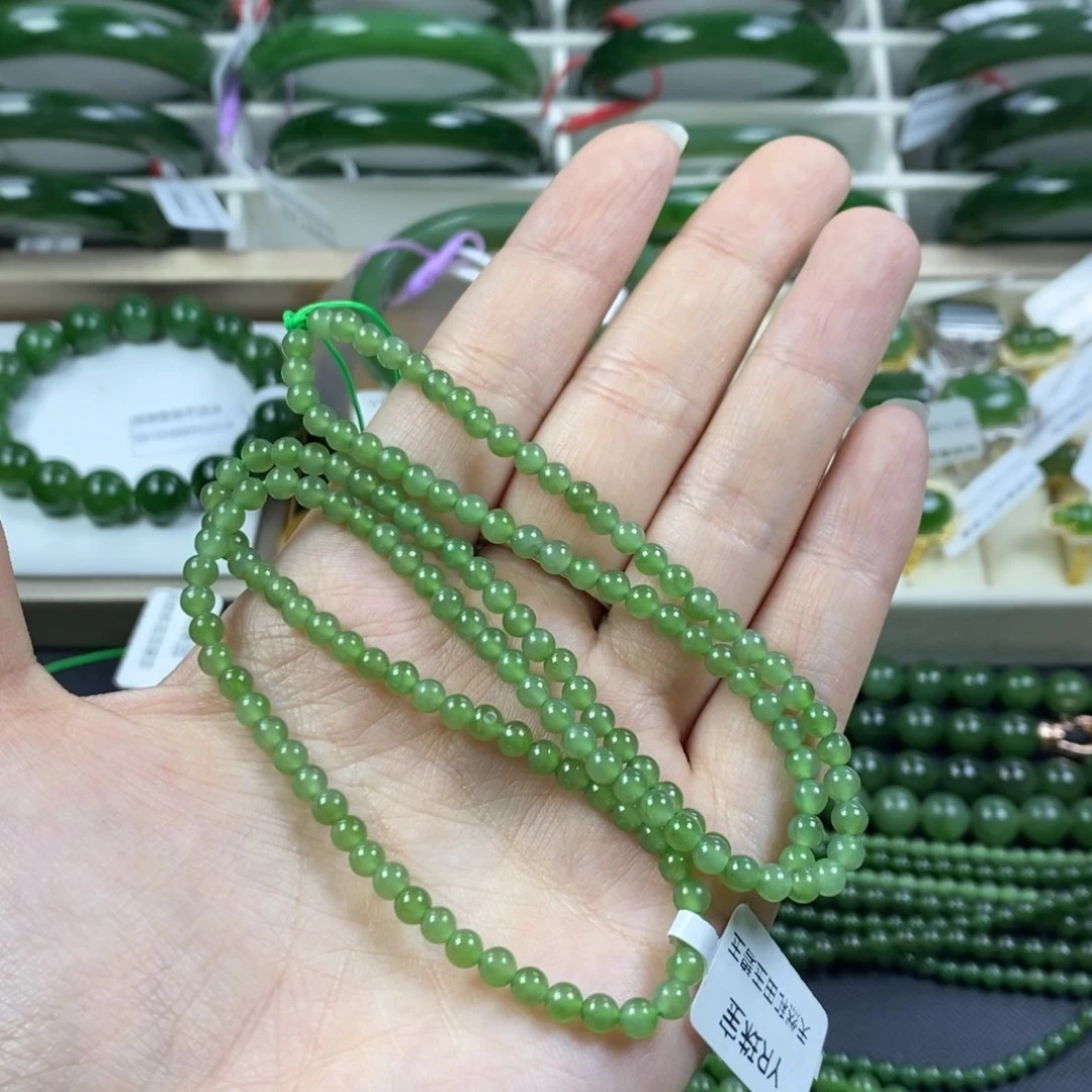 和田玉（碧玉）颈饰未镶嵌4m