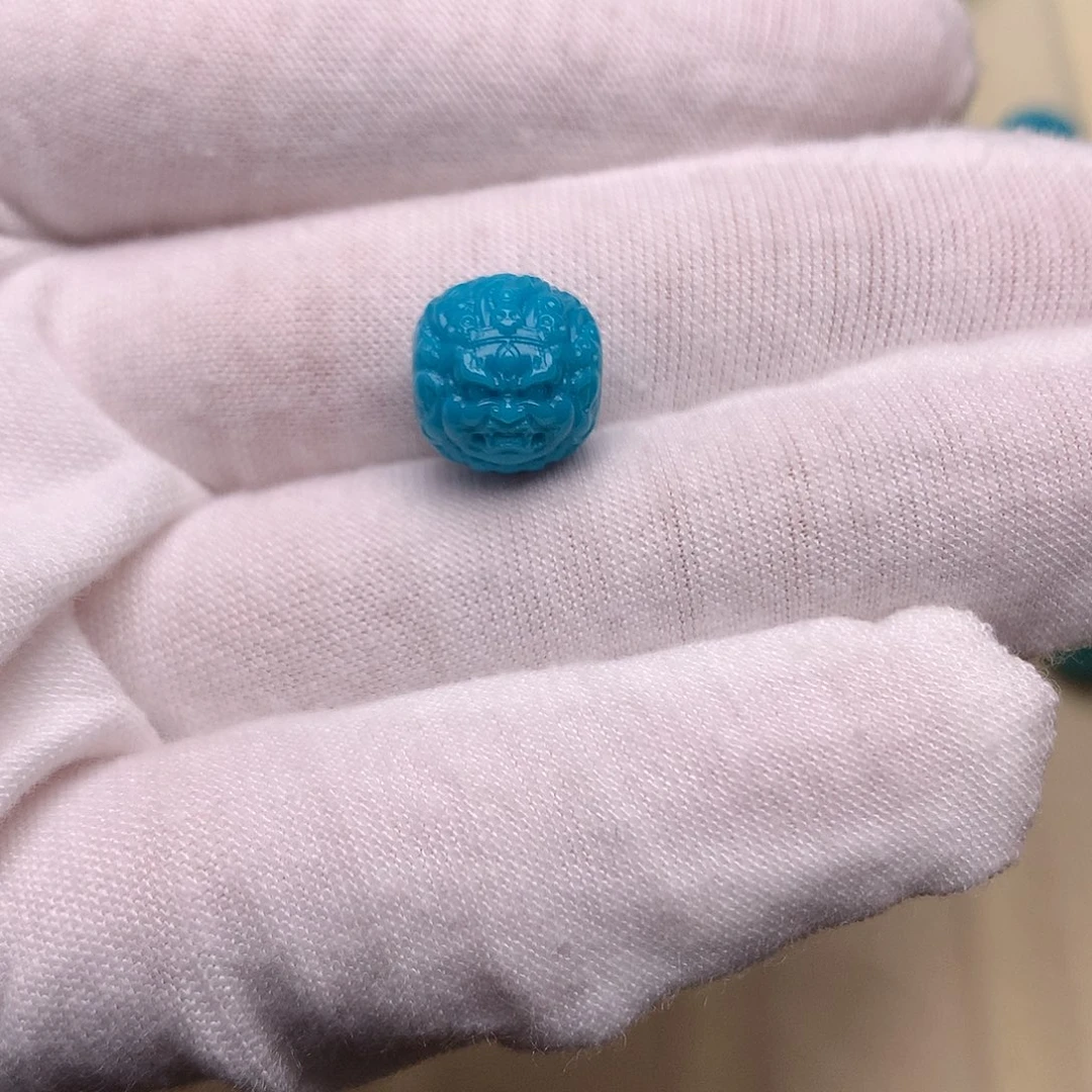 绿松石未镶嵌绿松石黑天10.8