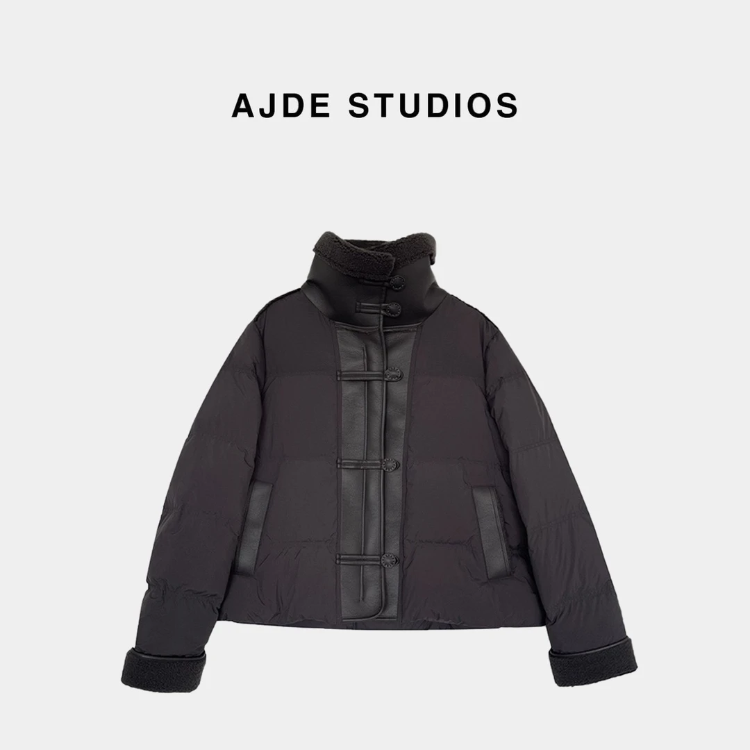 AJDE｜翻领羔绒拼接面包服 04