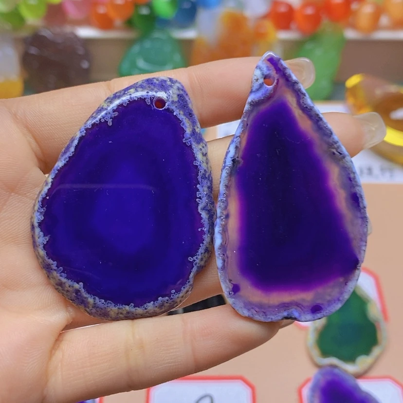 【闪购商品】玛瑙/玉髓玉牌未镶嵌林*