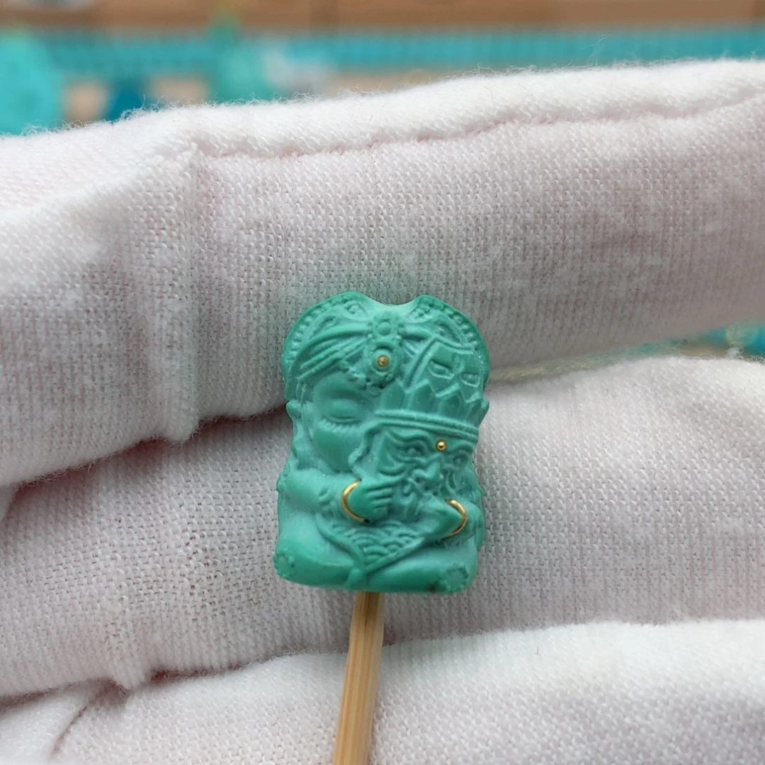 绿松石未镶嵌珠宝奇石11.6mm