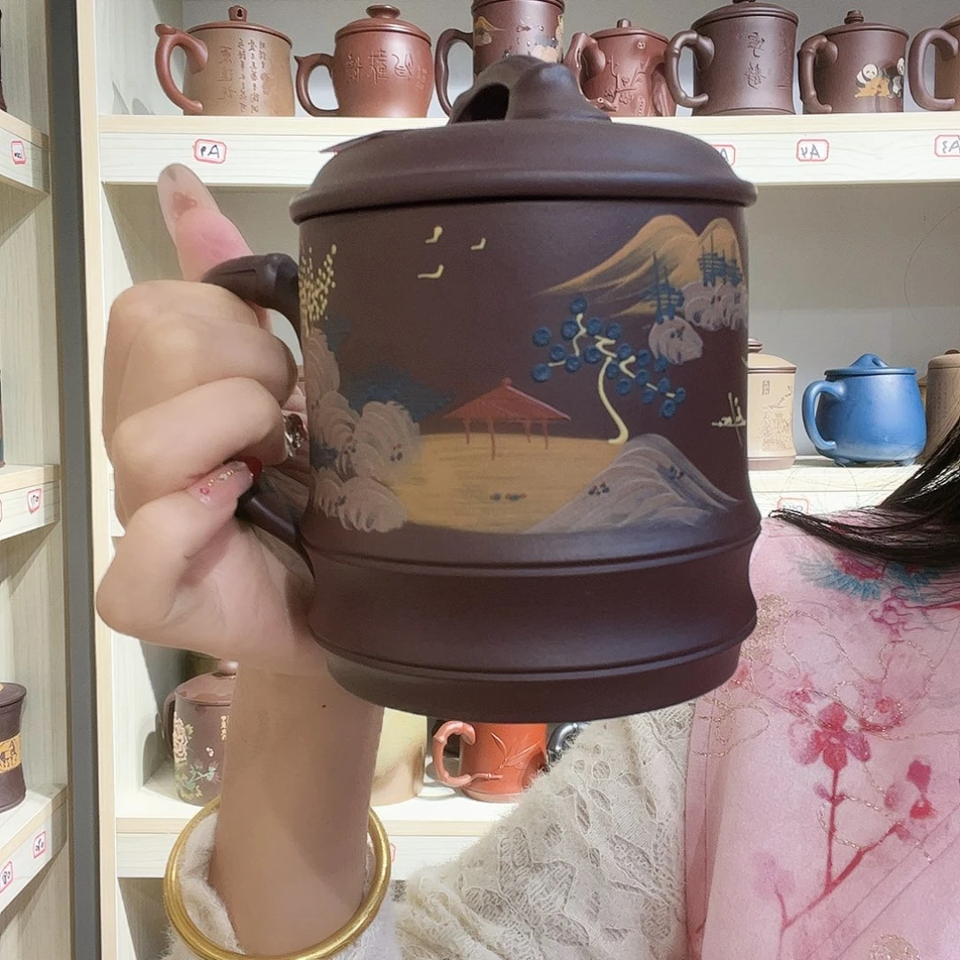 紫砂茶杯手工制作