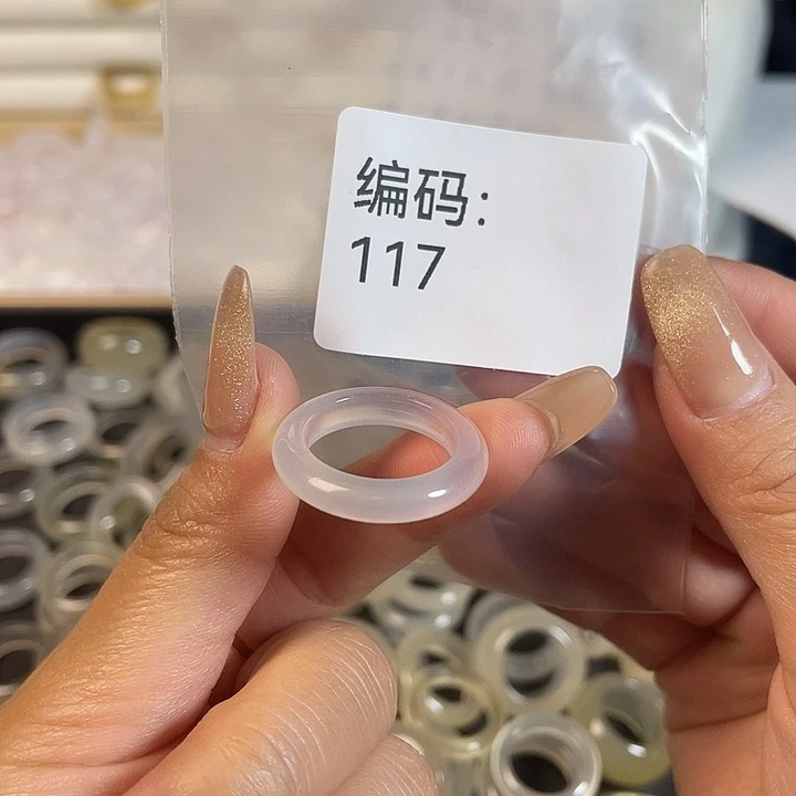 玛瑙/玉髓未镶嵌戒指117港15