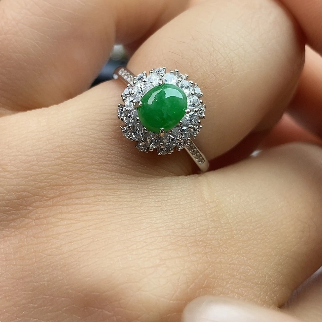 翡翠未镶嵌戒指翡翠