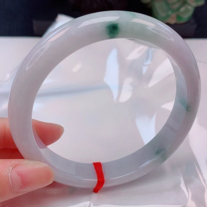 翡翠未镶嵌手镯63圈