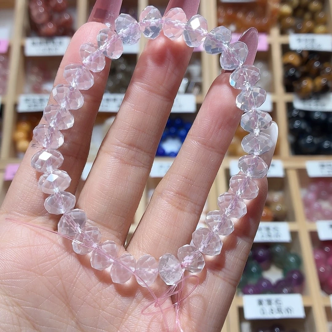 手链水晶未镶嵌粉水钻切