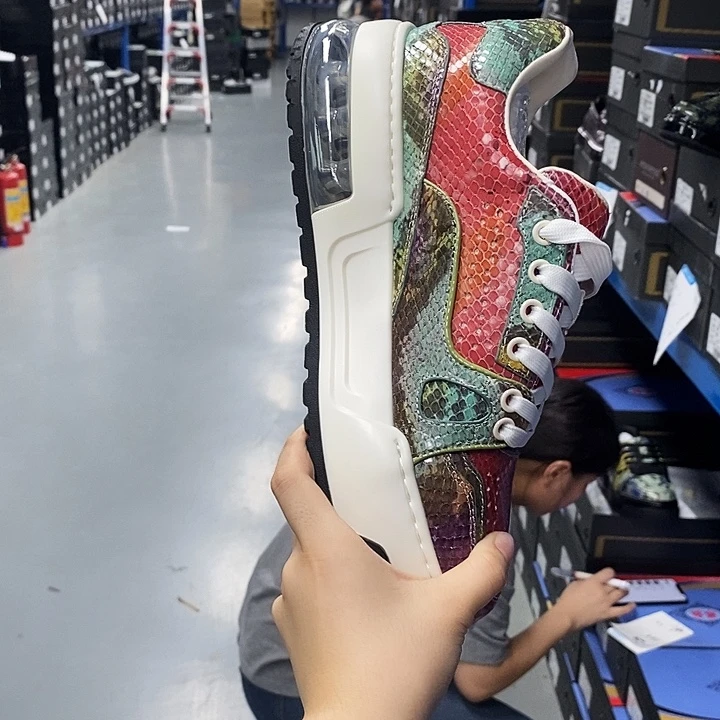 真皮李*生粉色气垫40