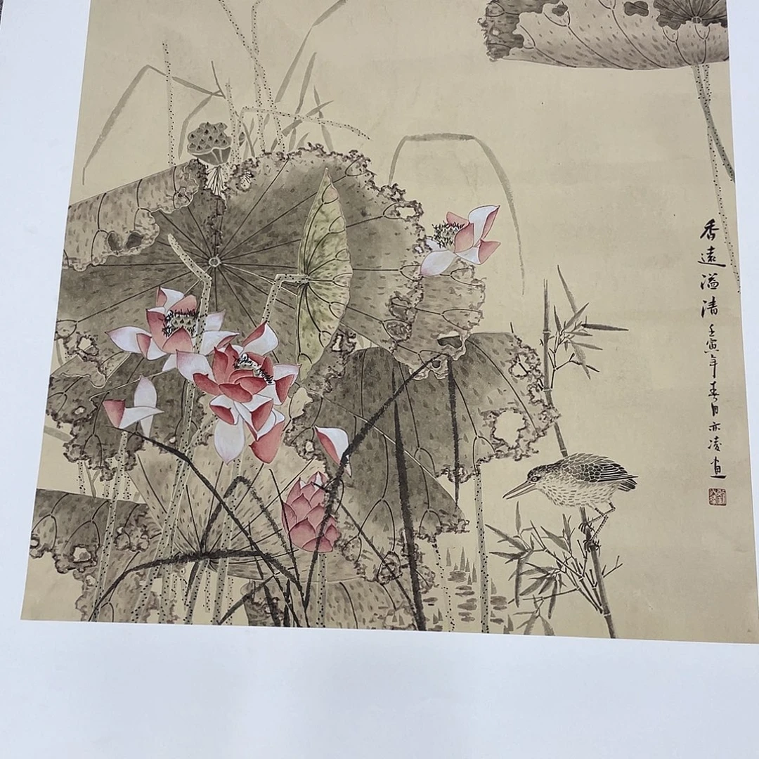 王***建国画纯手绘字画宣纸