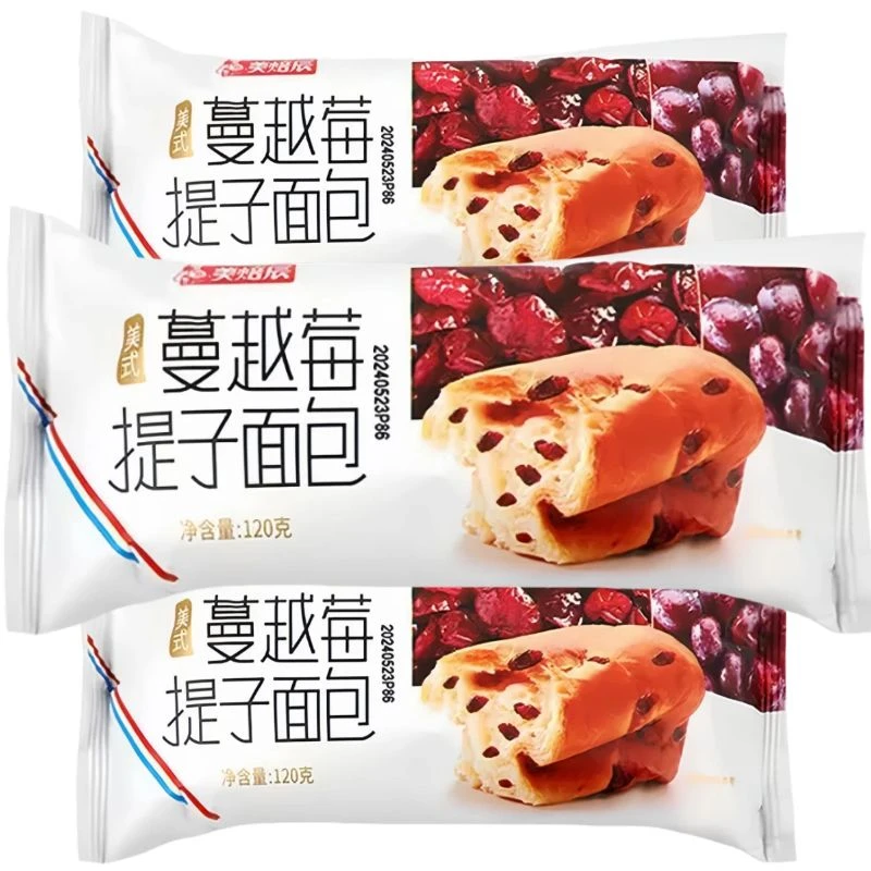 达利园蔓越莓提子面包120g*3袋六一儿童零食大礼包美食