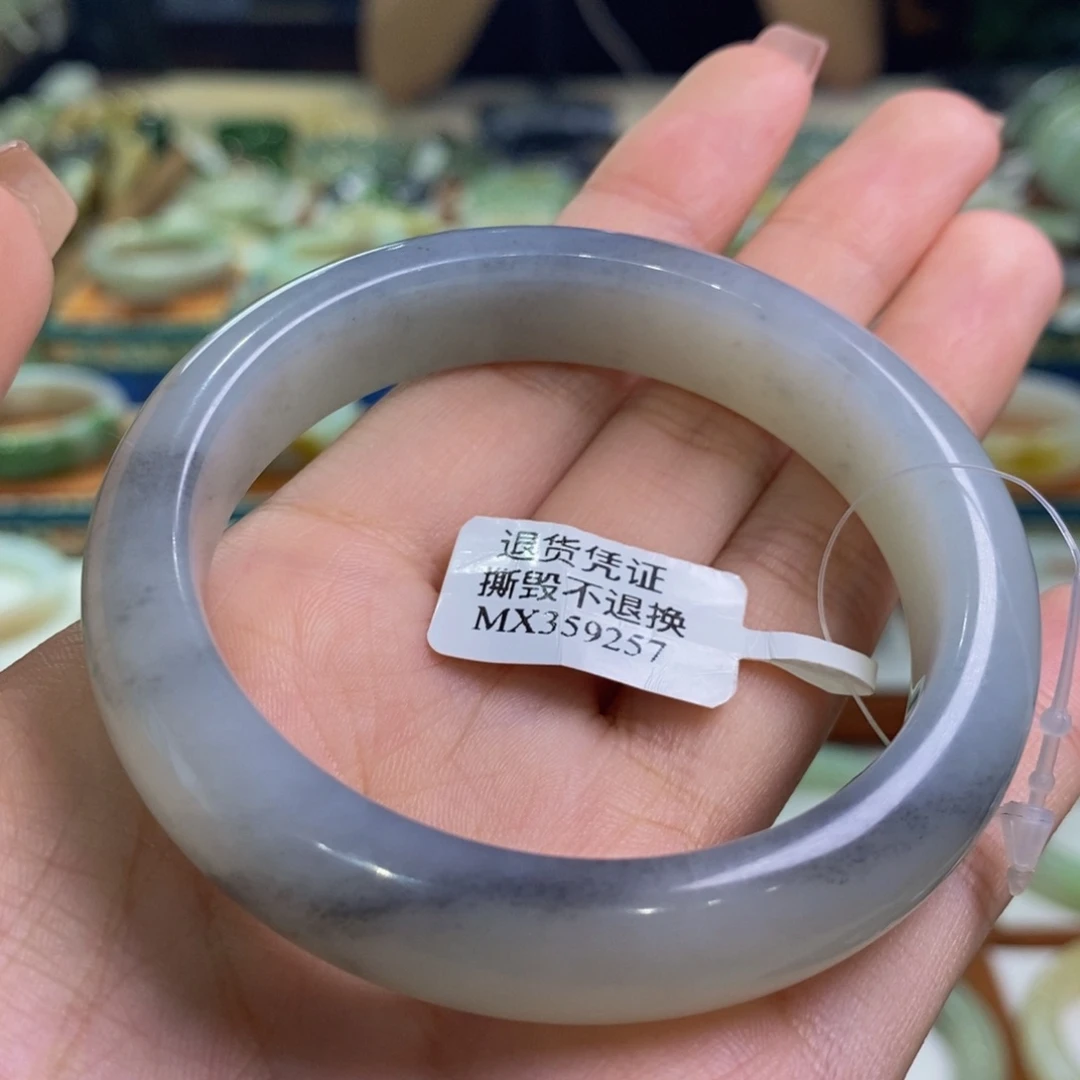 未镶嵌手镯和田玉籽青花55/56