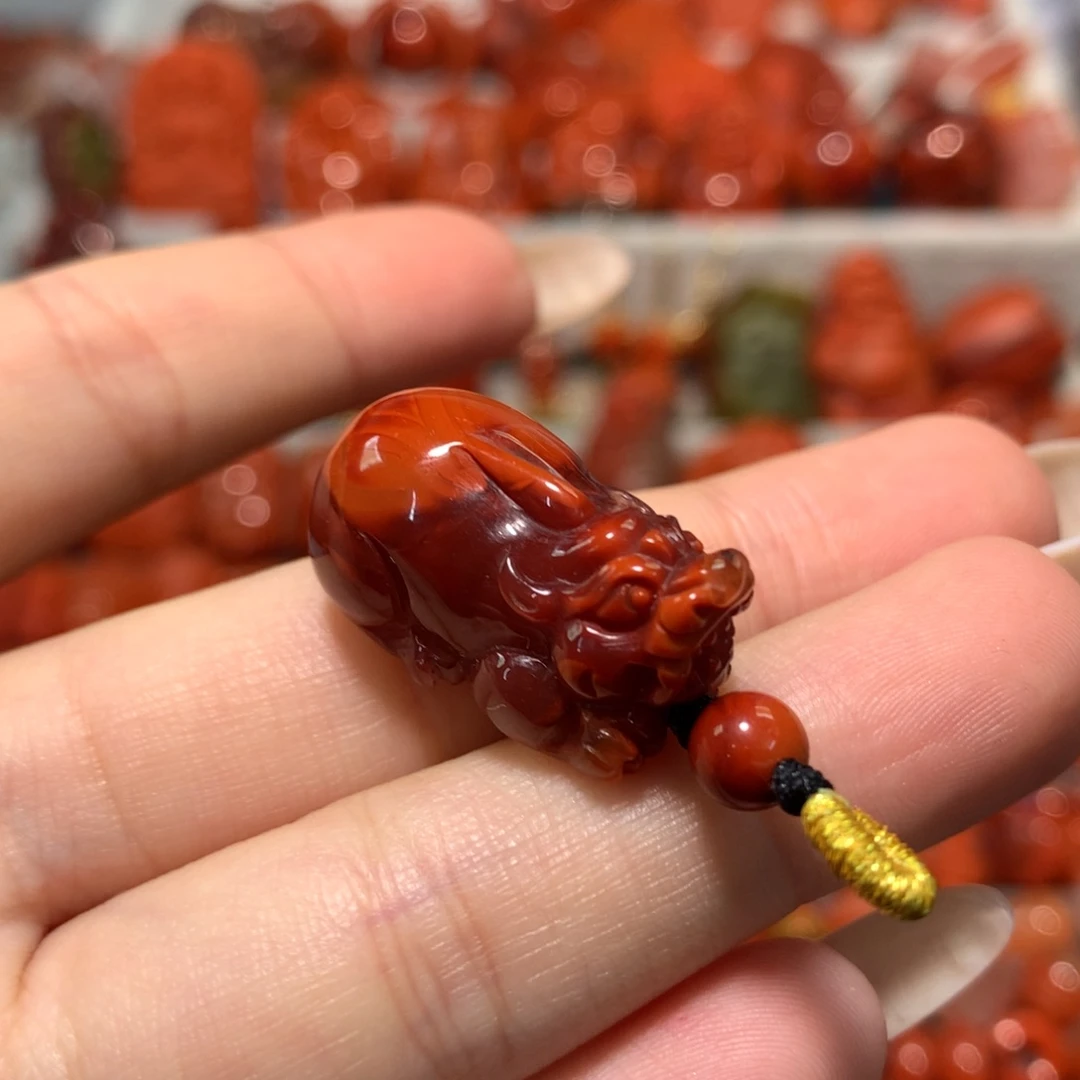 【闪购商品】未镶嵌貔貅南红玛瑙秋****意