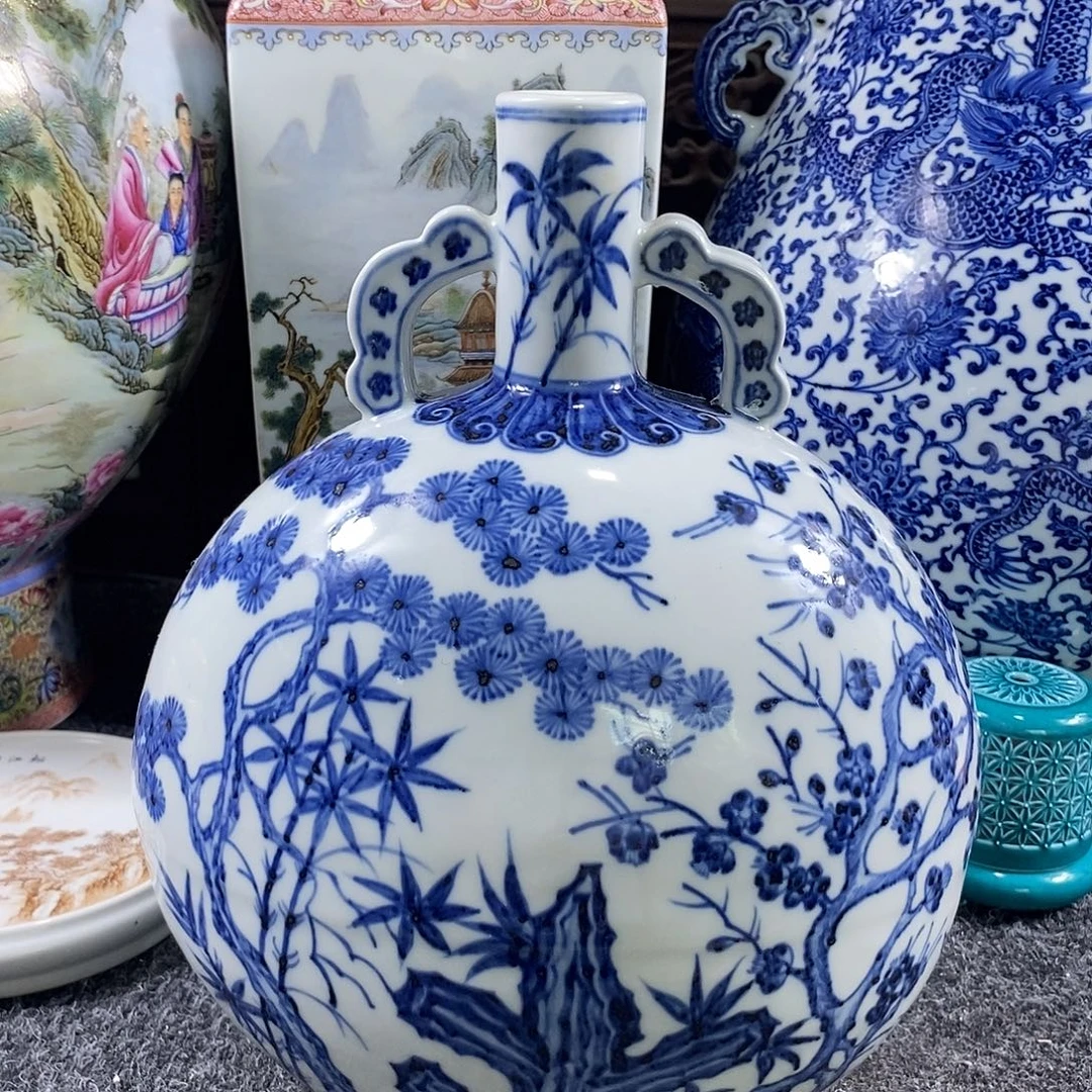 陶瓷手工手绘陶瓷摆件工艺品