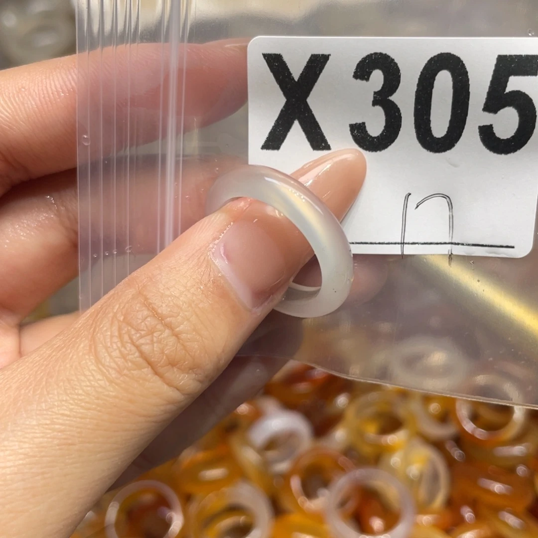 玛瑙/玉髓未镶嵌戒指305