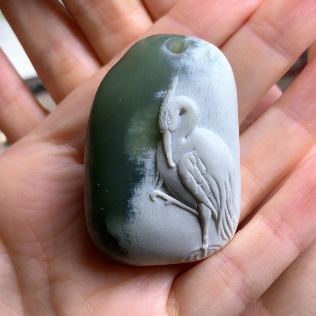 岫岩老玉（透闪石质玉）未镶嵌把件