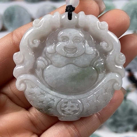 翡翠颈饰未镶嵌佛福利