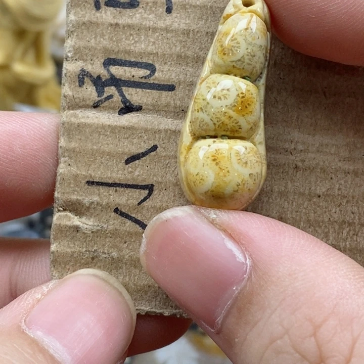 颈饰未镶嵌硅化珊瑚（珊瑚玉）?****?