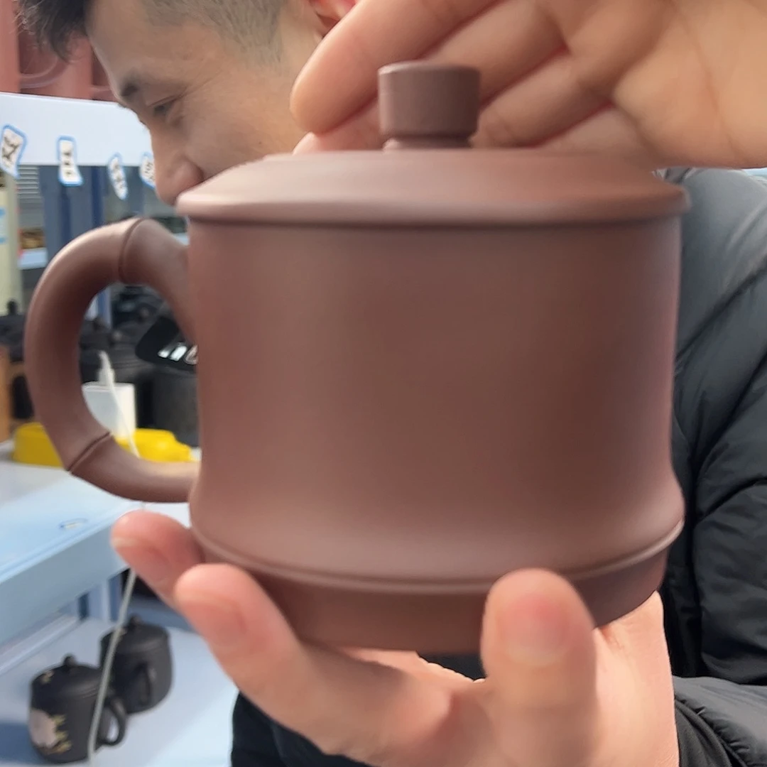 紫砂茶杯原矿紫砂