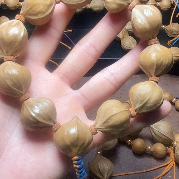 山***炭手串/手链橄榄核四花24