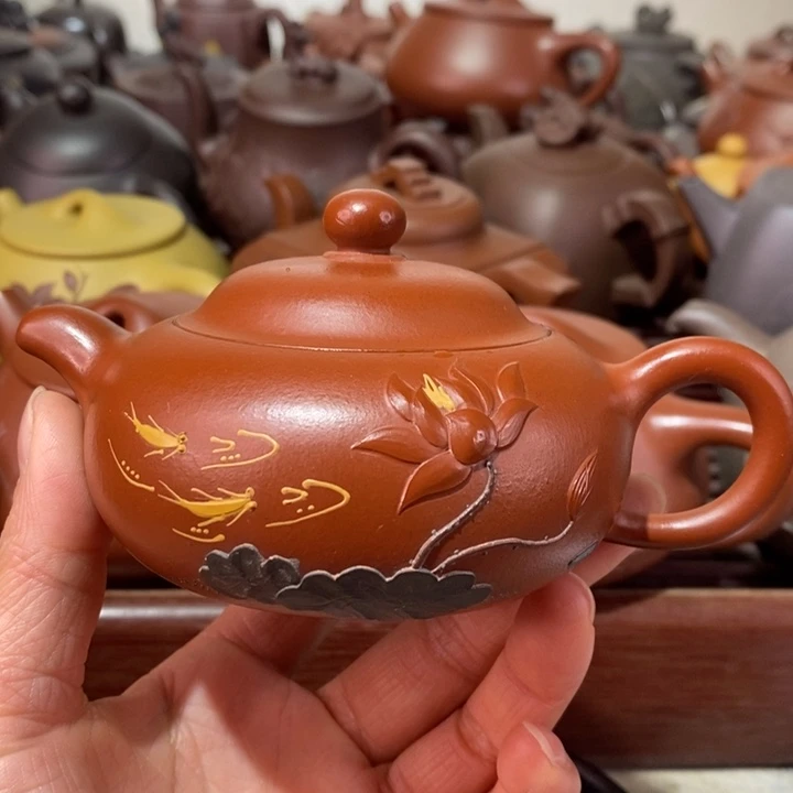紫砂茶壶微瑕处理一把