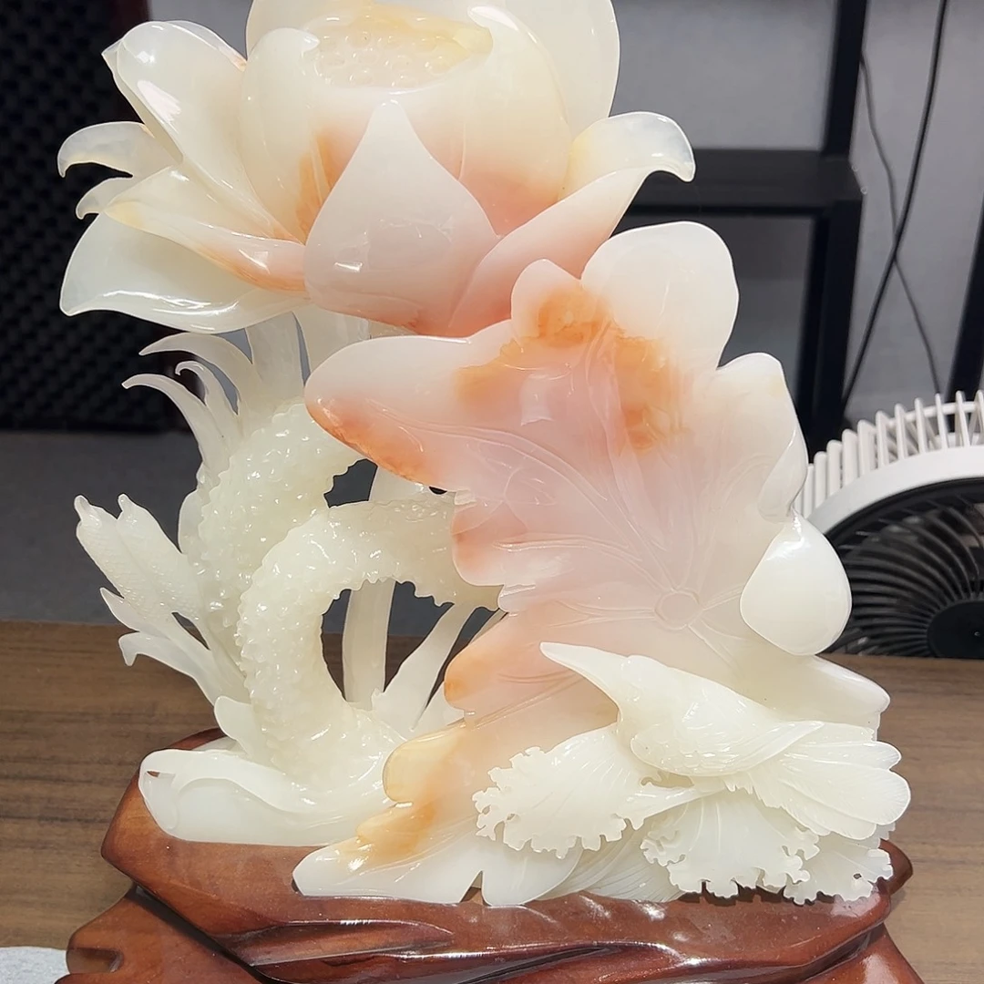 摆件碧玺（处理）喜上眉梢大摆件