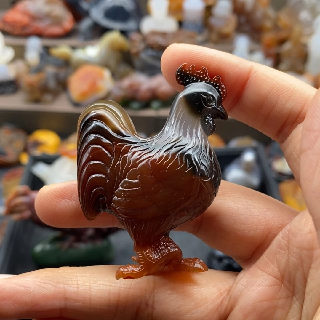 未镶嵌吊坠(不含链)玛瑙/玉髓龙*