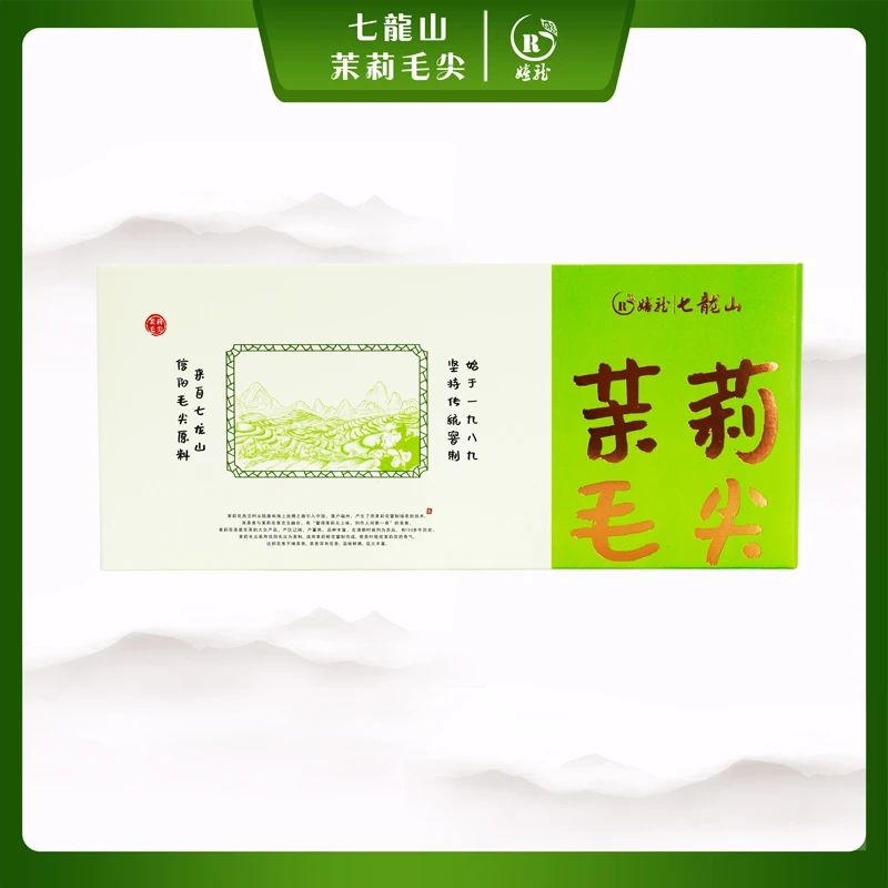 [茉莉花茶] 嬉龙生态烘青茉莉毛尖60克*1盒装