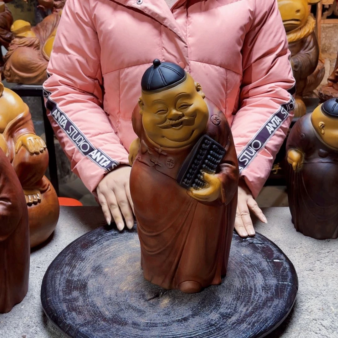 এ***༊香樟木算盘大地主不退不换直播间截图